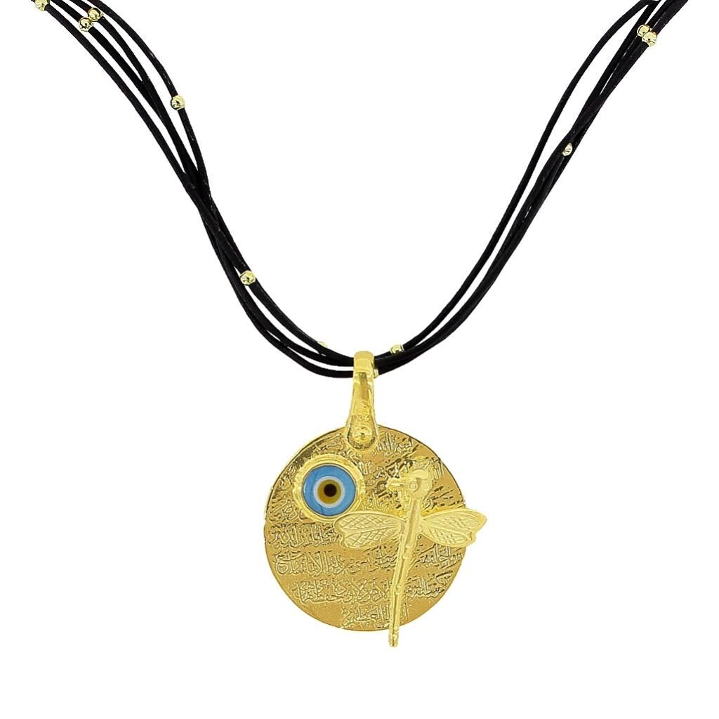 ayetli ve yusufçuklu nazarlı kolye SGTL2826