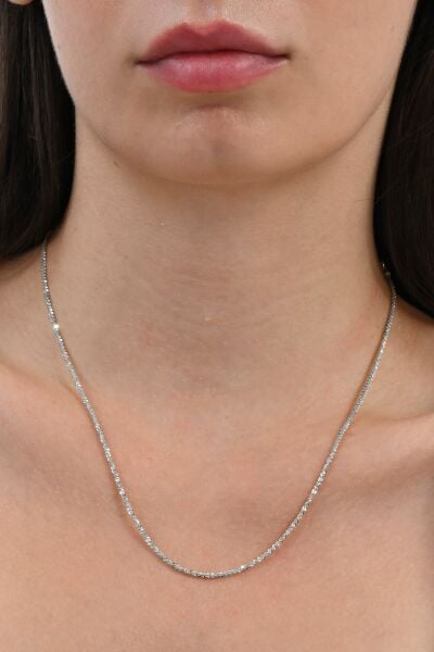 925 Ayar gümüş  stella rocco lazer kesim italyan halat zincir SGTL13103RODAJ