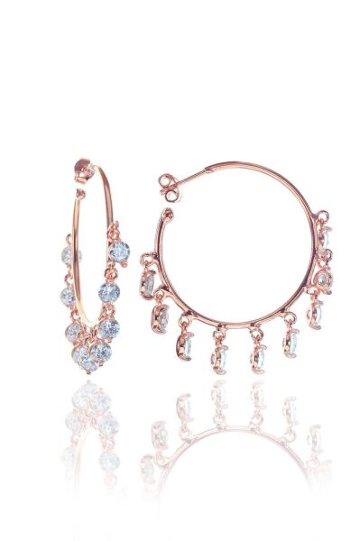 Büyük boy yarım halka shakira küpe SGTL8348