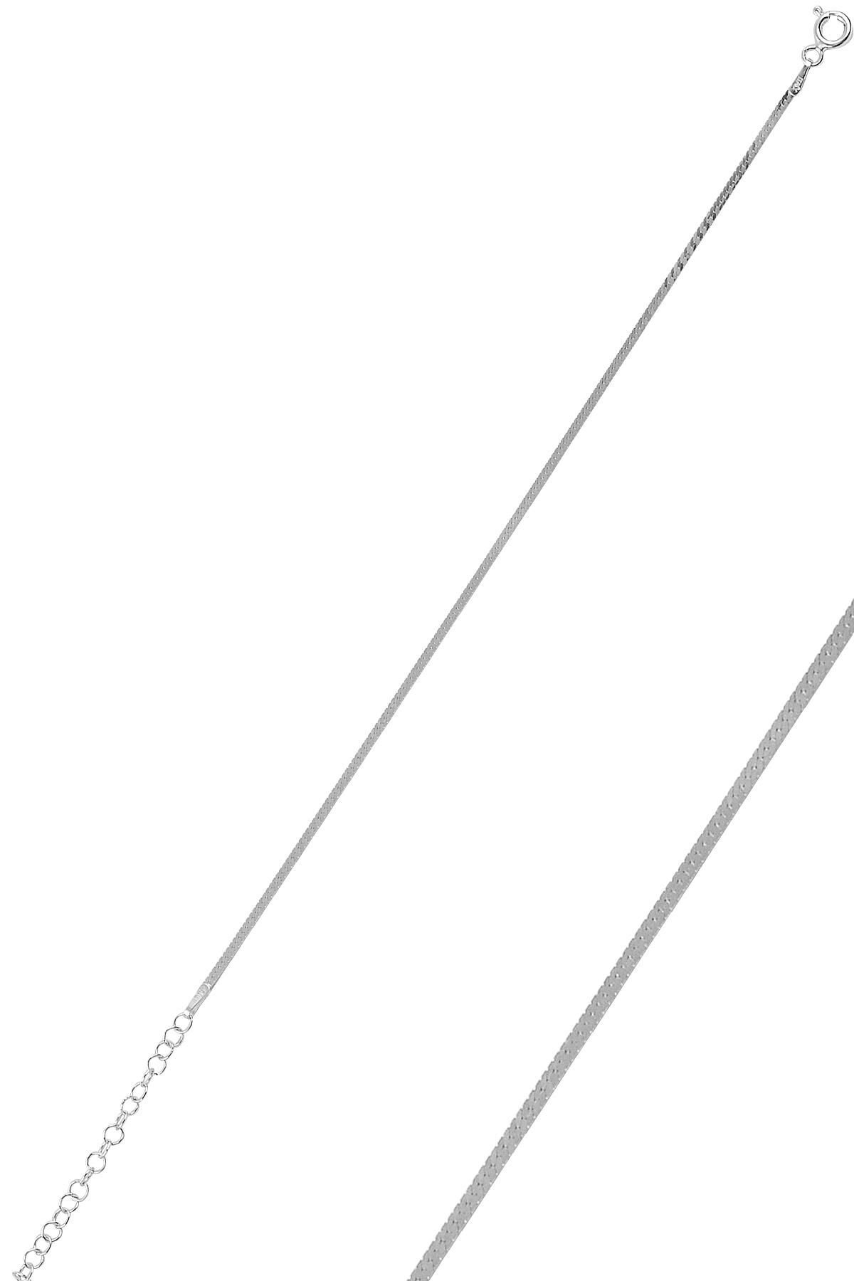 Gümüş 1,4 mm kalınlığında italyan yassı bileklik SGTL10096RODAJ SGTL10096RODAJ