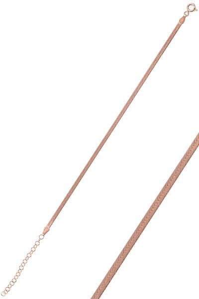 Gümüş 2,5 mm kalınlığında rose italyan yassı modeli bileklik SGTL10097ROSE SGTL10097ROSE