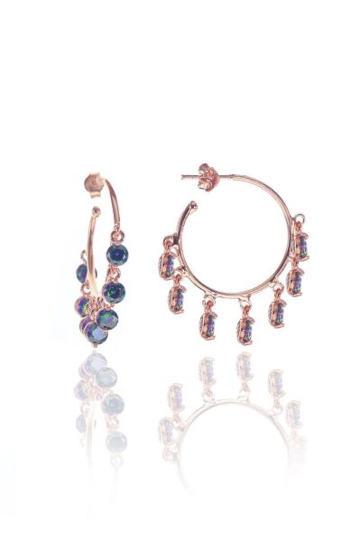 Orta boy yarım halka shakira küpe SGTL8354