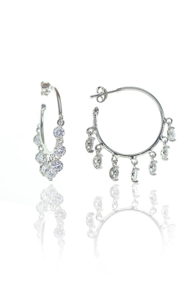 Orta boy yarım halka shakira küpe SGTL8355