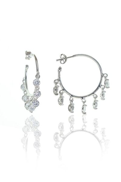 Orta boy yarım halka shakira küpe SGTL8355