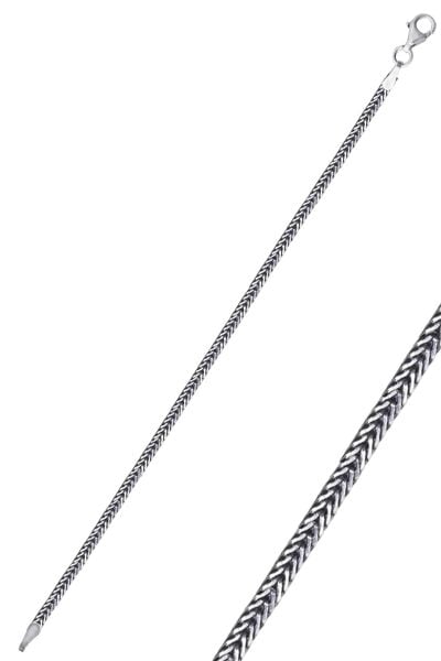 925 Ayar gümüş oksitli örgü model erkek bileklik SGTL13109RODAJ