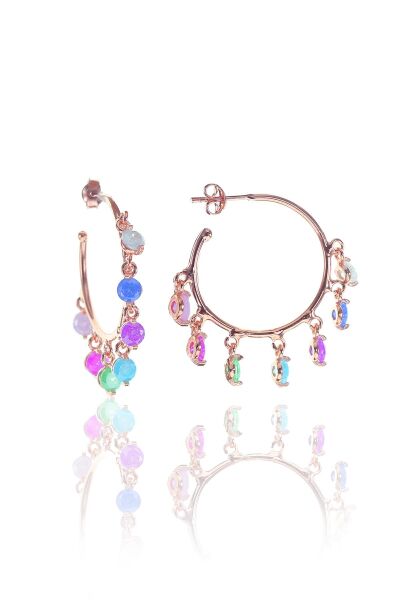 Orta boy yarım halka shakira küpe SGTL8357