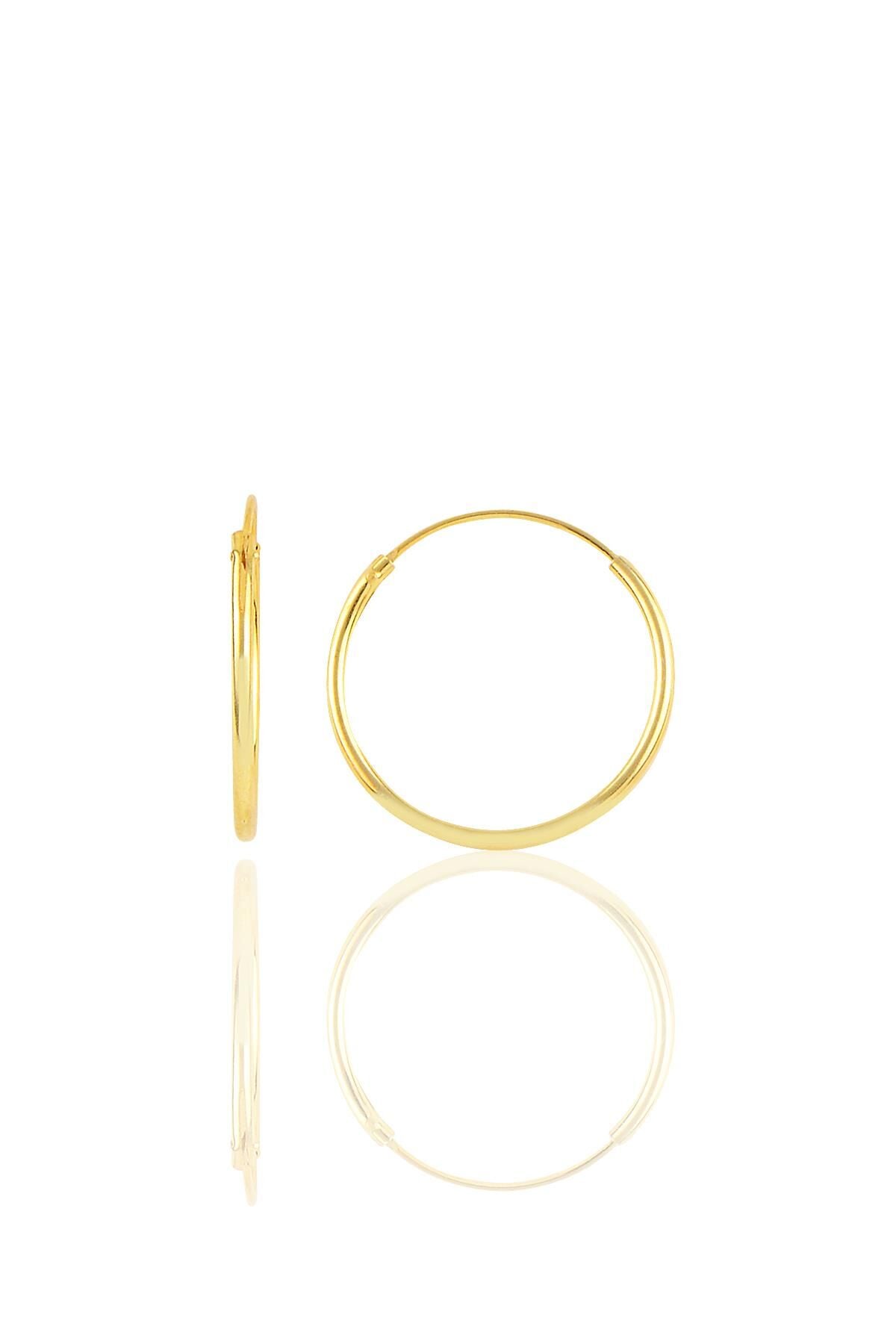 Gümüş halka küpe SGTL10672GOLD