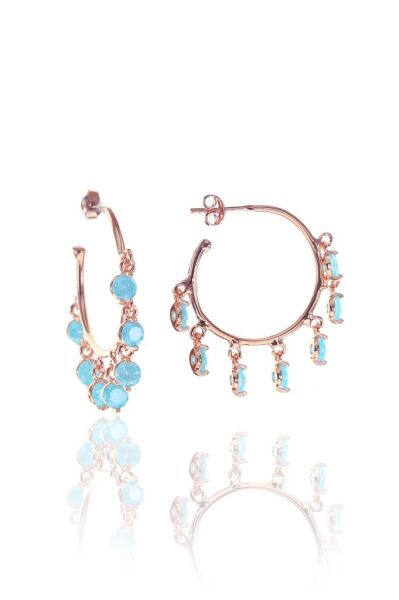 Orta boy yarım halka shakira küpe SGTL8358