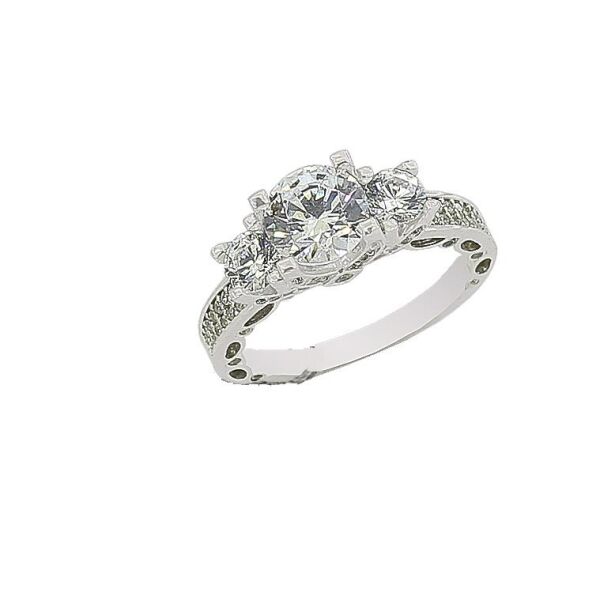 Star kesim tria taş yüzük SGTL2851