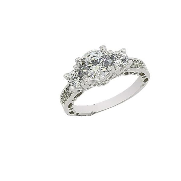 Star kesim tria taş yüzük SGTL2851