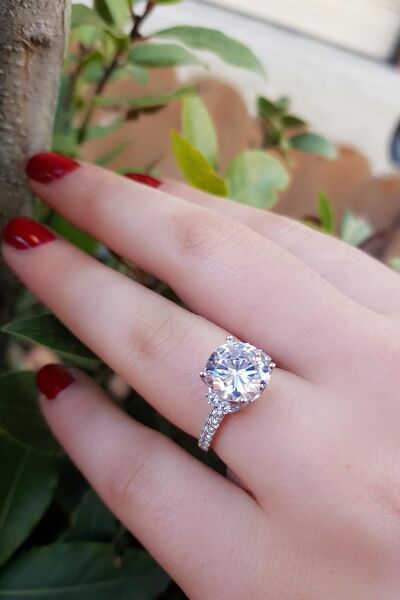 Star kesim tek taş yüzük SGTL2850