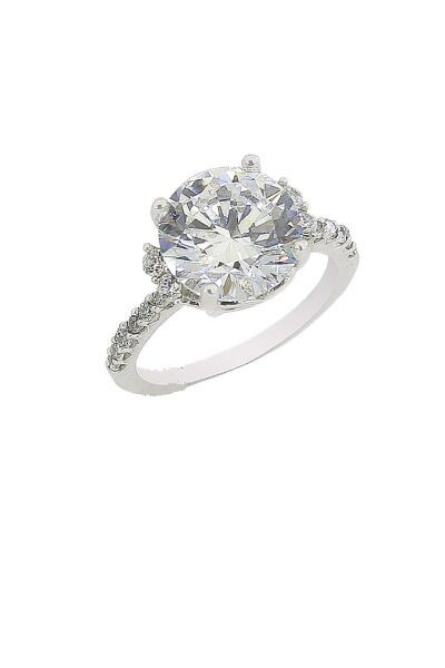 Star kesim tek taş yüzük SGTL2850