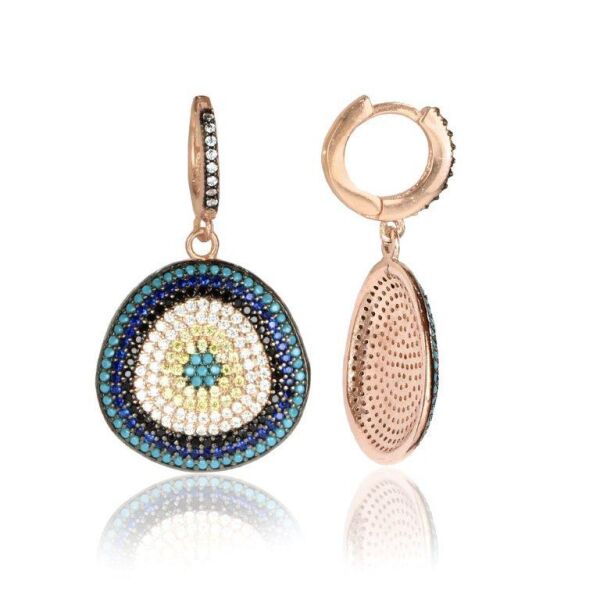 nazarlı nano turkuaz taşlı üçlü set SGTL4011