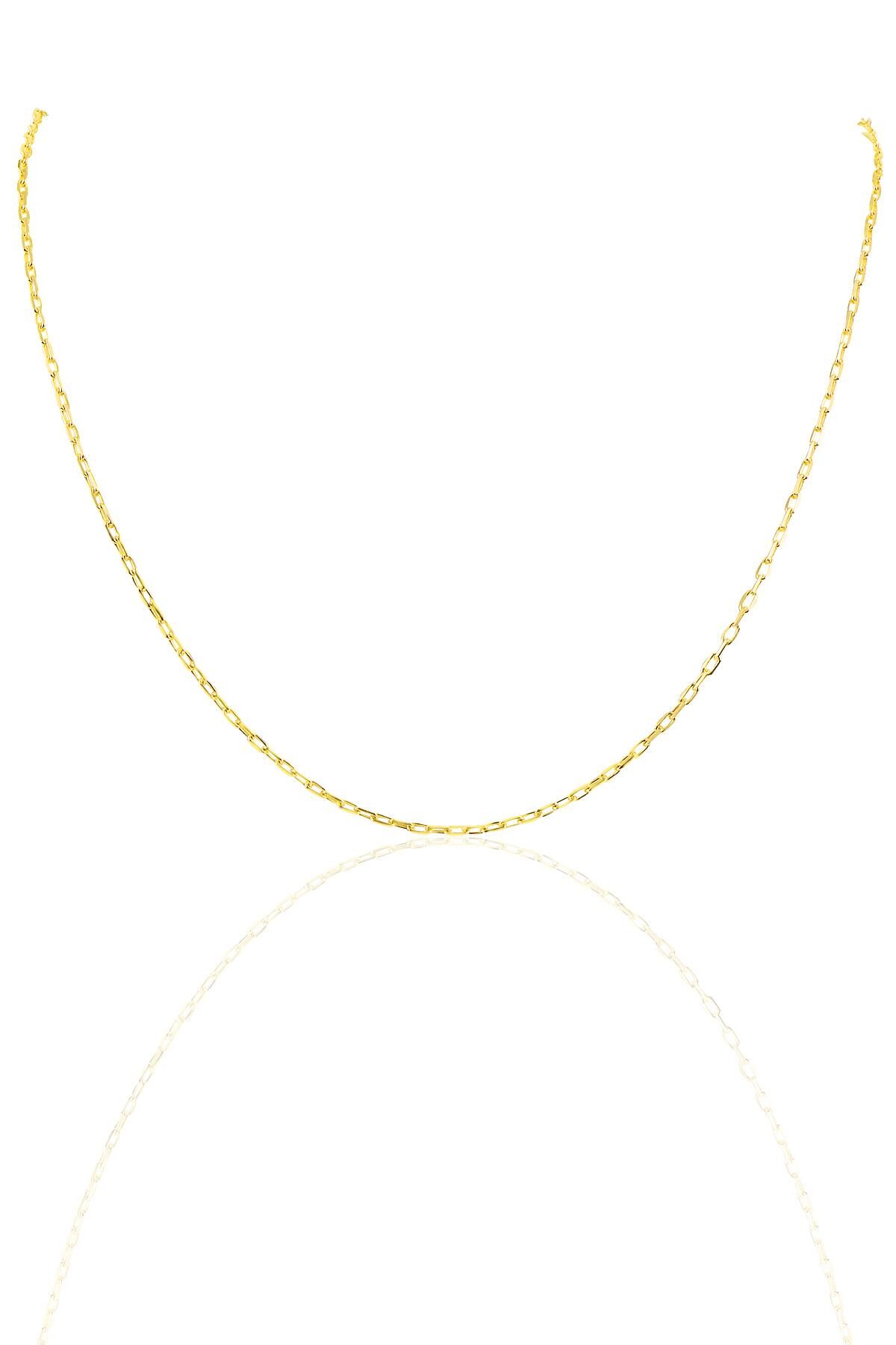 Gümüş altın rengi  60 cm figaro zincir SGTL10103GOLD SGTL10103GOLD