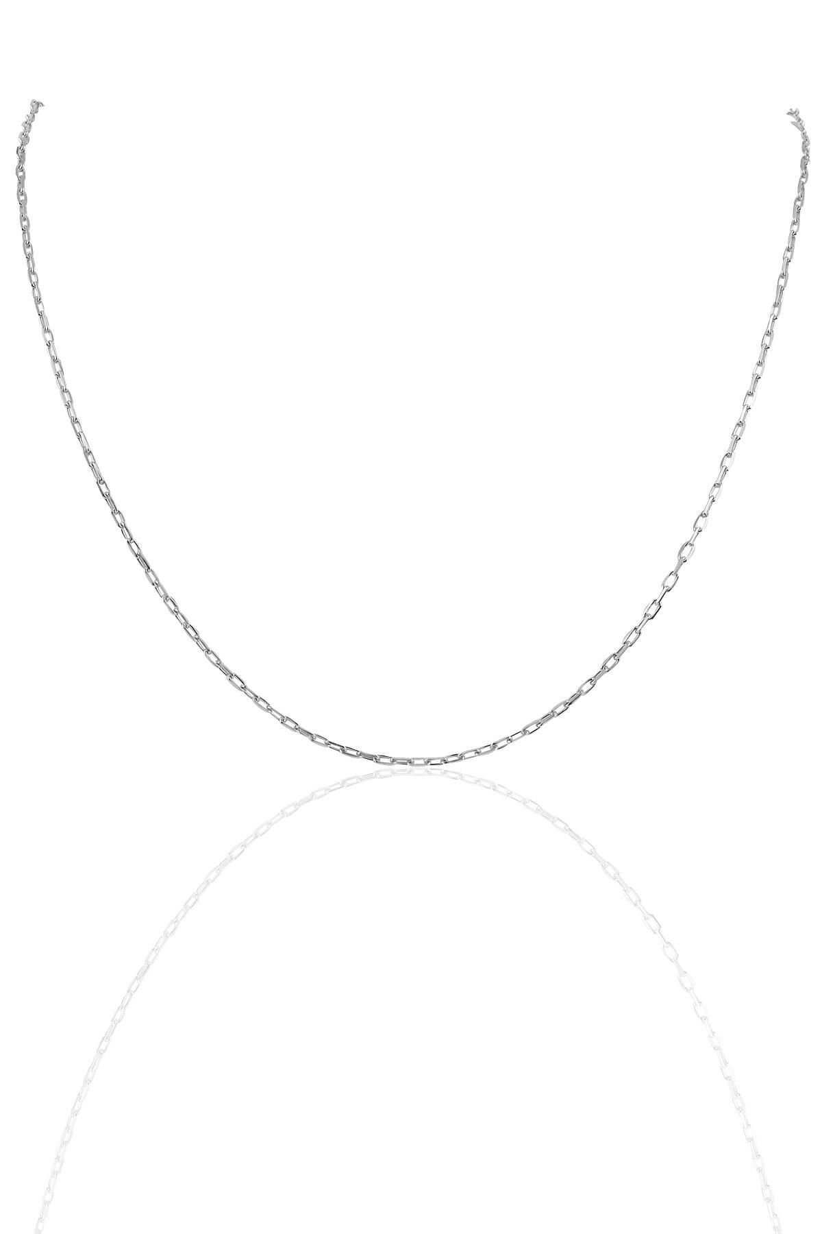 Gümüş 60 cm figaro zincir SGTL10103RODAJ SGTL10103RODAJ