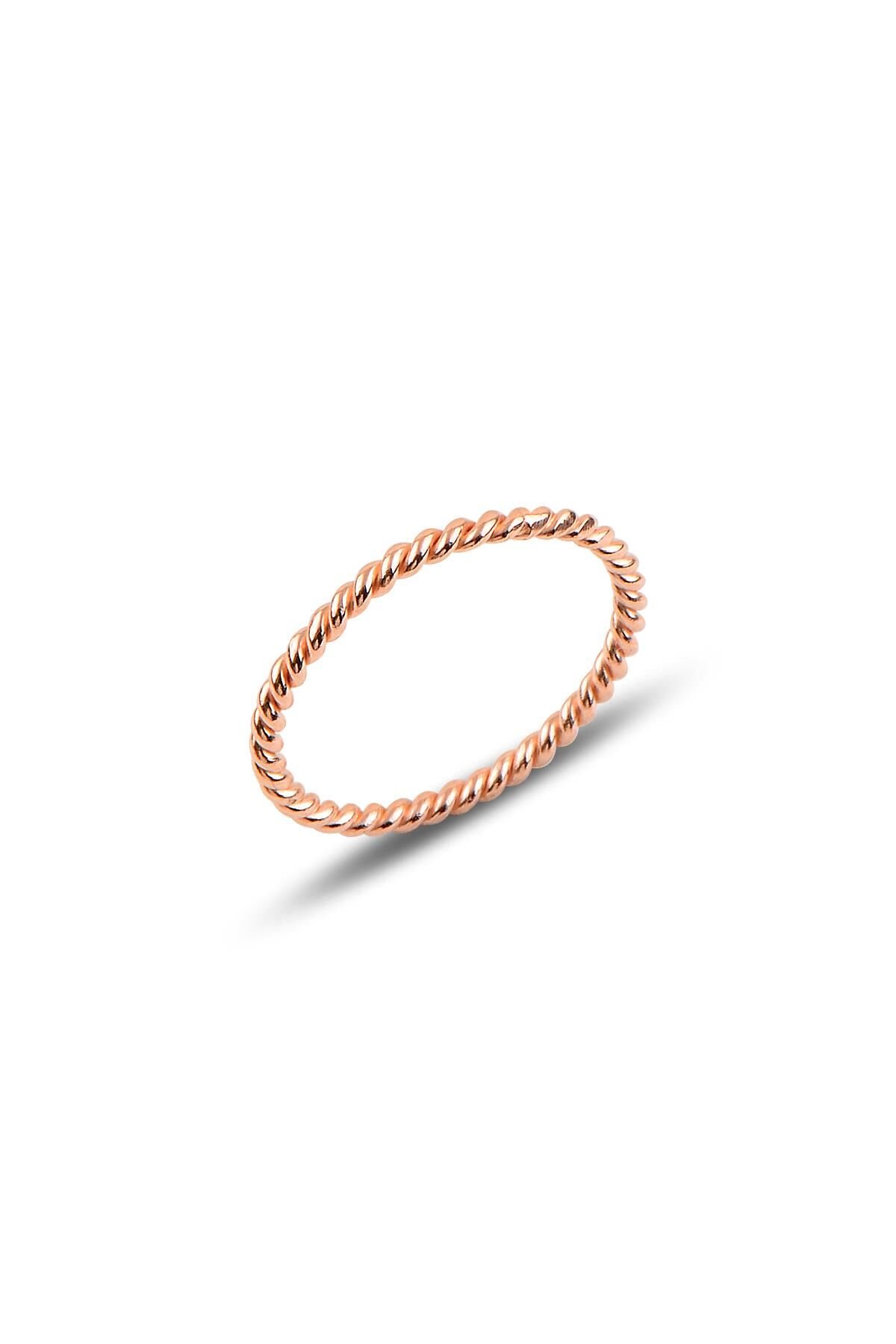 Gümüş Rose ince yüzük SGTL10114ROSE