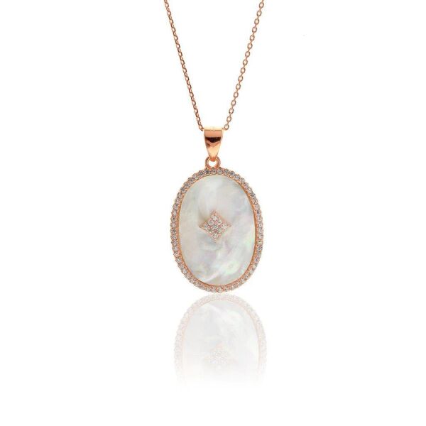 sedef ve zirkon taşlı üçlü set SGTL7013