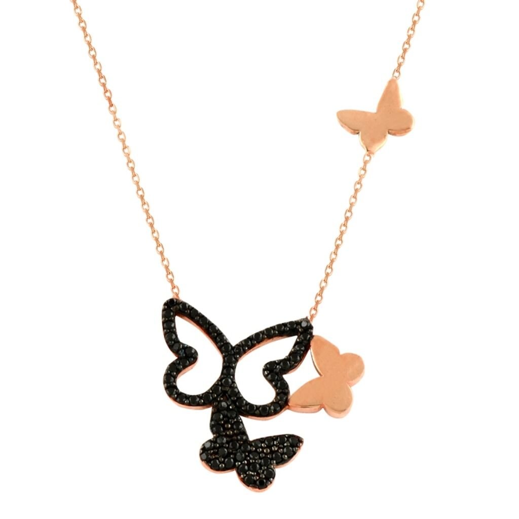 bahar kelebekleri  kolye SGTL2236