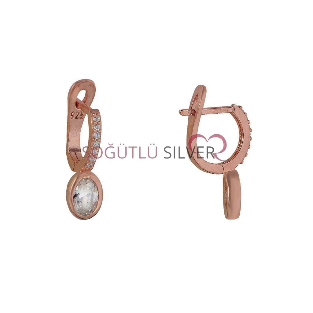 yuvarlak taşlı hagi küpe SGTL4048