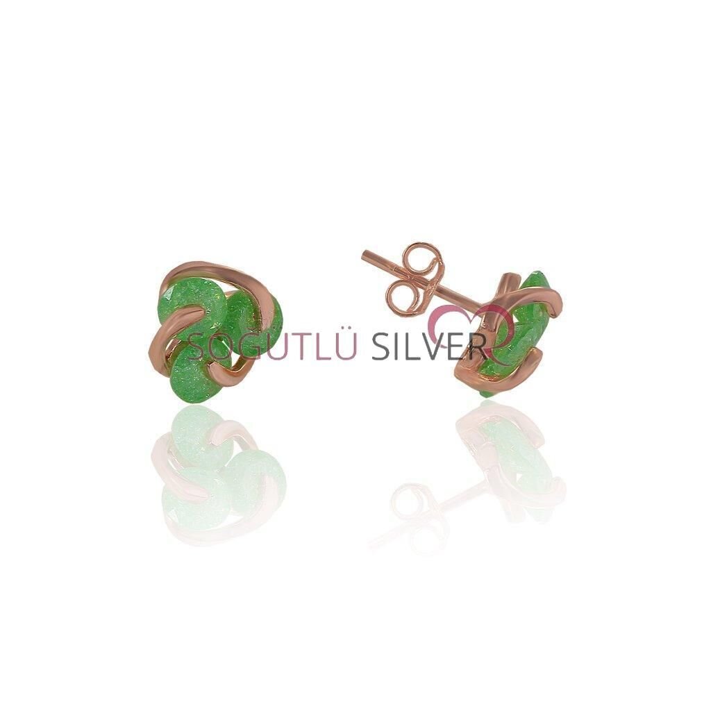 kristal taşlı küpe SGTL4050