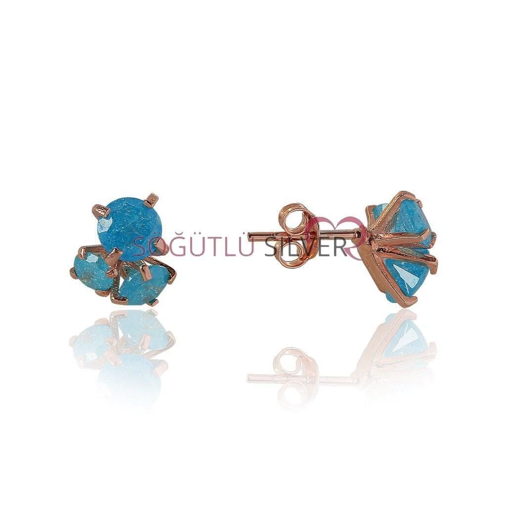 kristal taşlı küpe SGTL4051