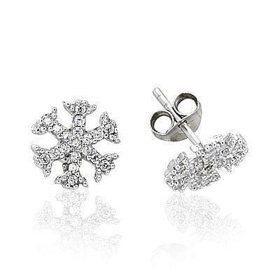 Zirkon taşlı kartanesi küpe Küpe8731