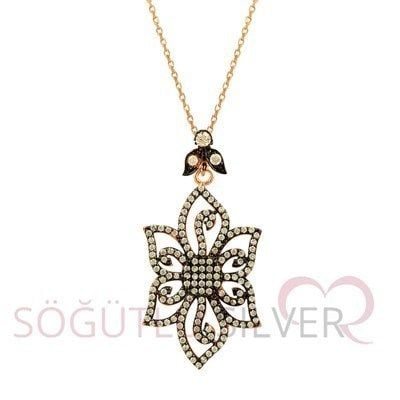 Çiçek  kolye kolye5173