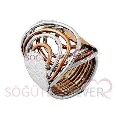 Modern halkalı üçlü set set8267