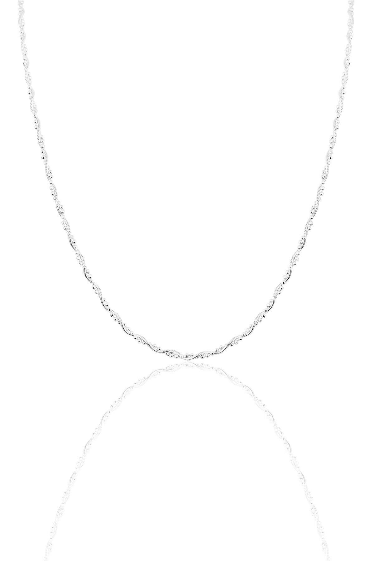 Gümüş toplu italyan kolye SGTL12142RODAJ