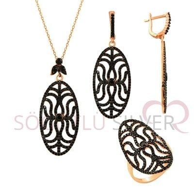 Oniks taşlı üçlü set SGTL2294