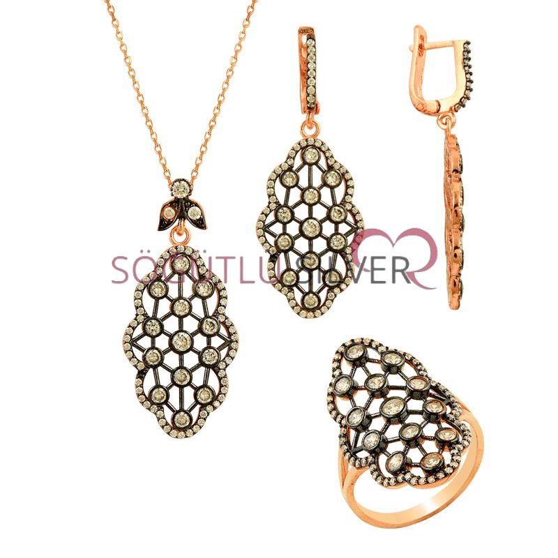 Oniks taşlı üçlü set SGTL2287