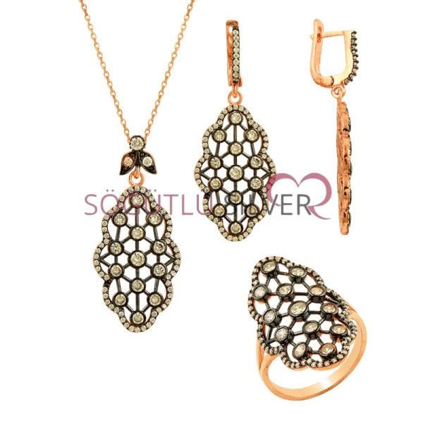 Oniks taşlı üçlü set SGTL2287