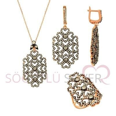 Zirkon taşlı üçlü set SGTL2289