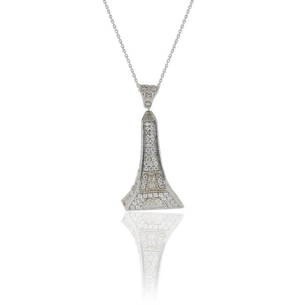 uzun zincirli eyfel kulesi kolyesi SGTL5290