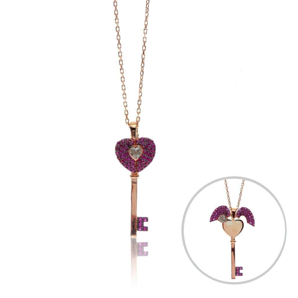 Kalbimin anahtarı kolye SGTL7833