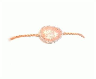 kristalize taşlı renkli ipli bileklik bileklik6756