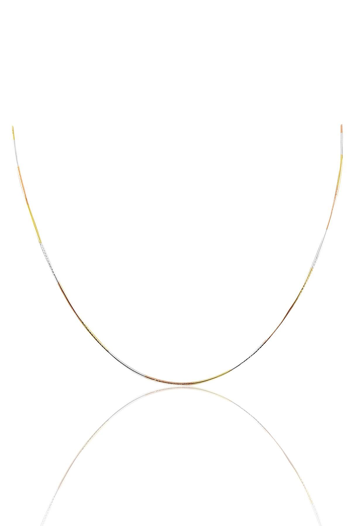 Gümüş renk akımı italyan yılan modeli zincir SGTL10206