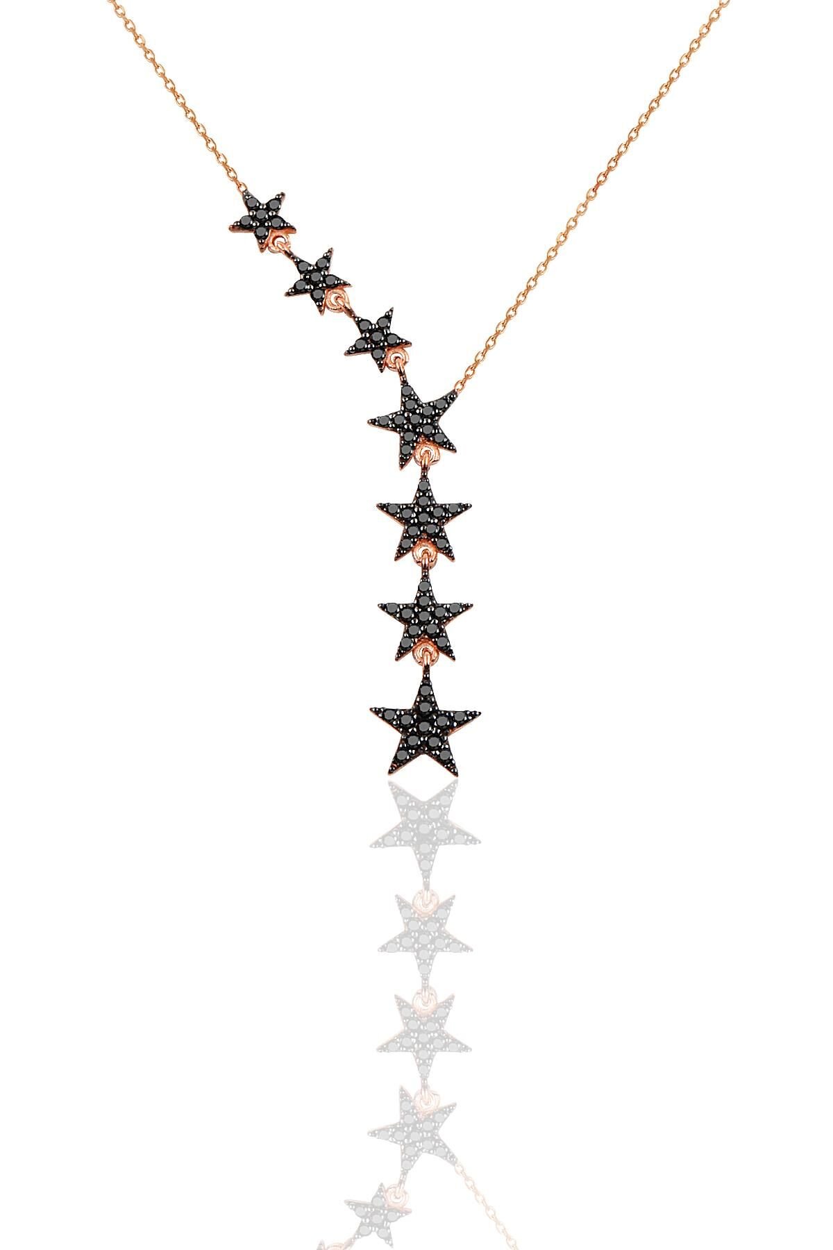 Kuyruklu yıldız onix taşlı kolye SGTL3512