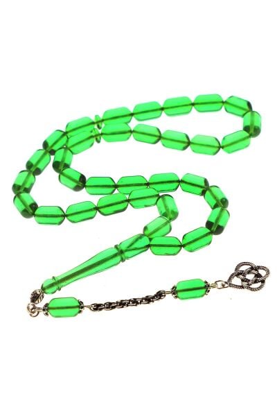 Gümüş püsküllü kapsül kesim ateş kehribar SGTL9688