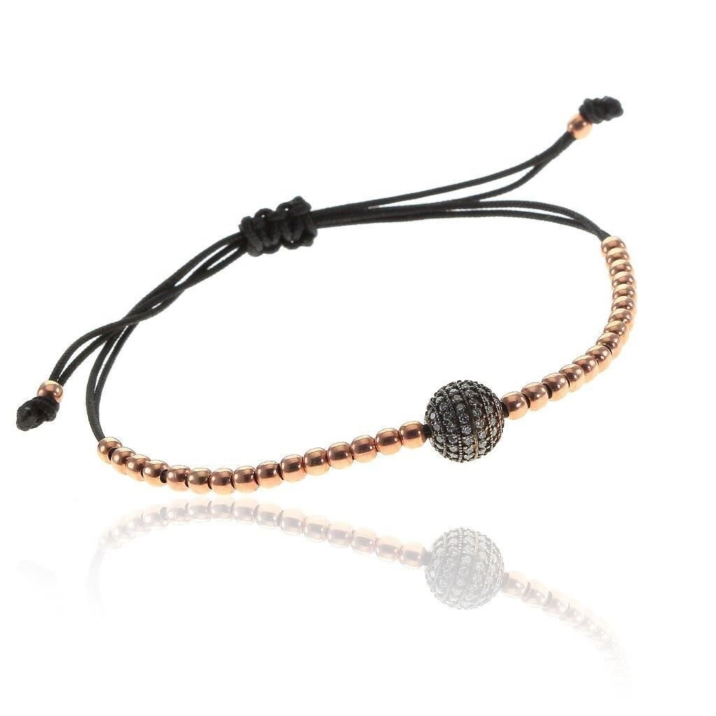 İpli Gümüş Toplu Bileklik SGTL6573