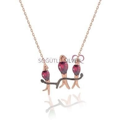 daldaki kuşlar kolyesi SGTL3560