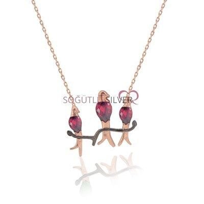daldaki kuşlar kolyesi SGTL3560