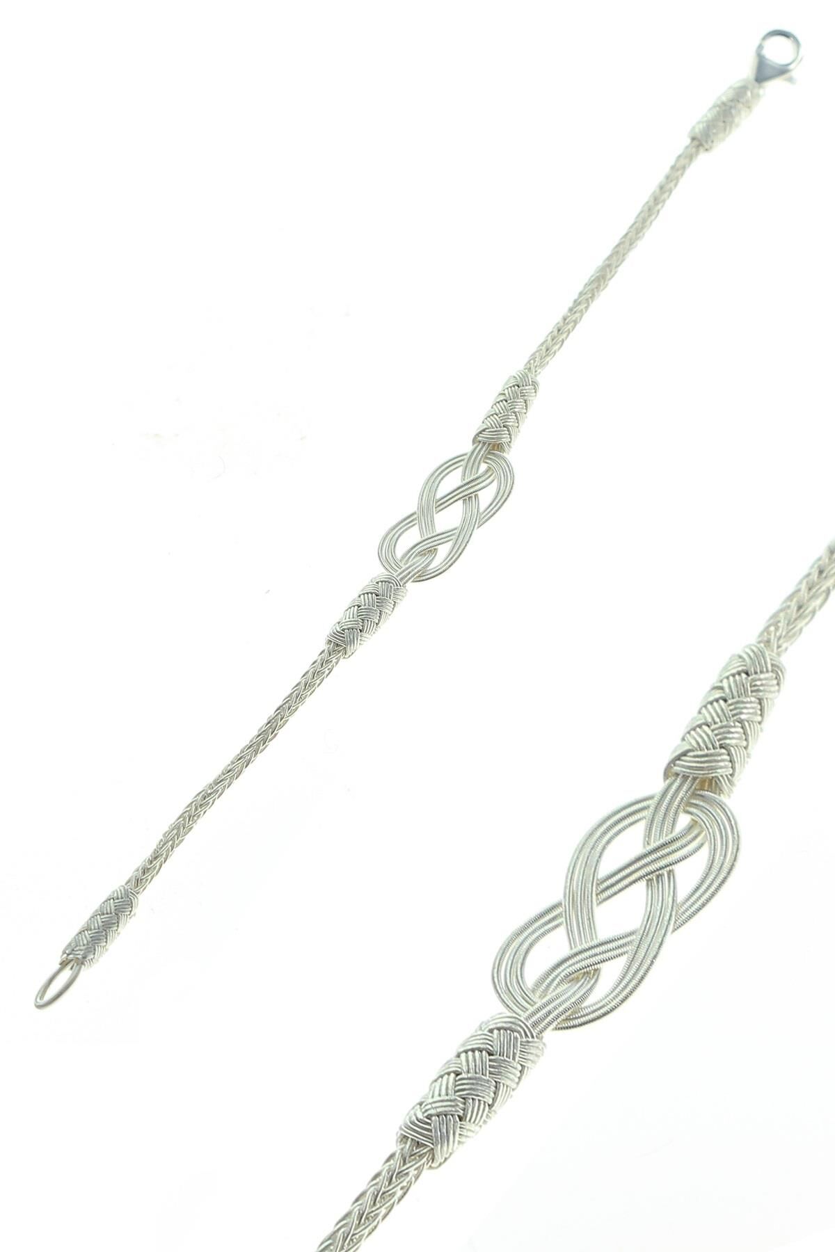 Gümüş aşk düğümü kazaziye bileklik SGTL8613