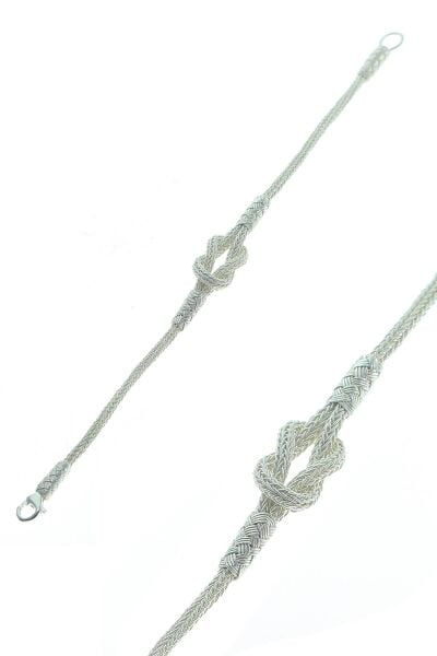 Gümüş kazaziye kafesli bileklik SGTL8615