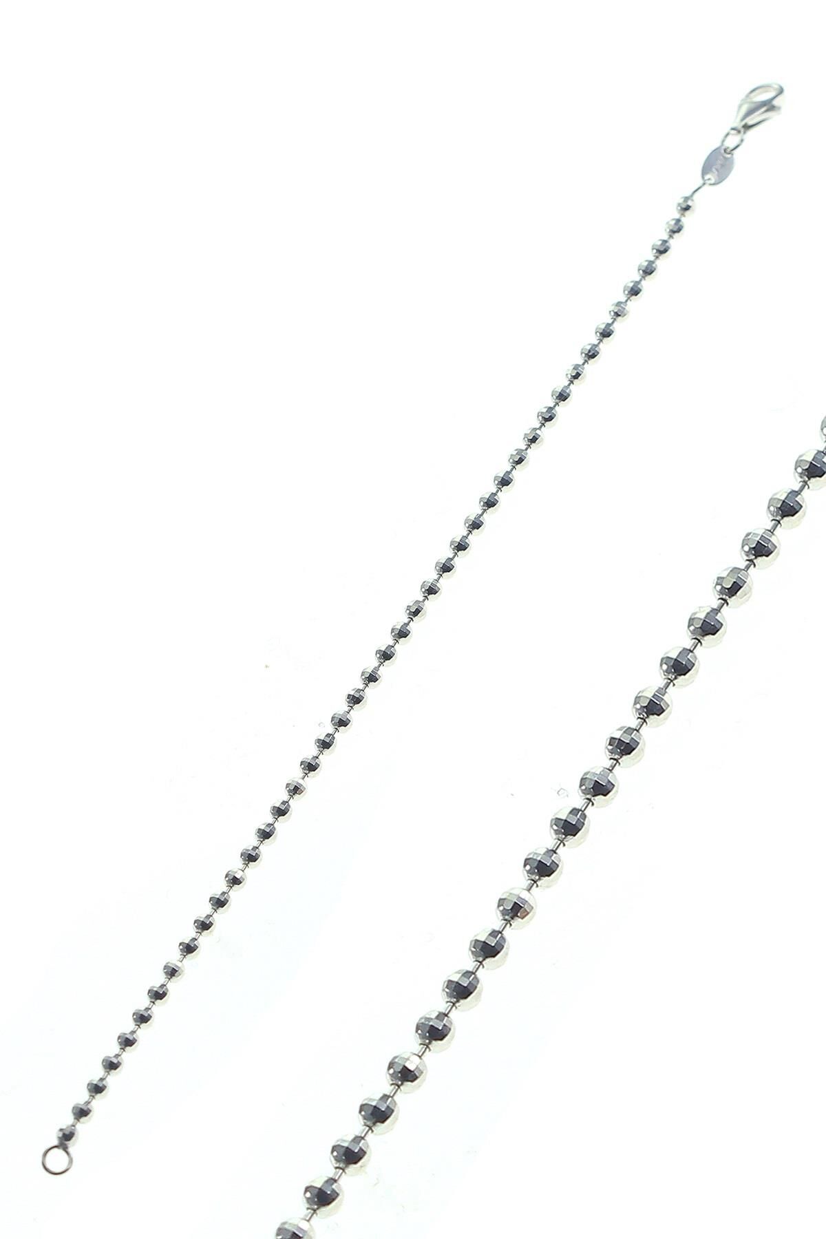 Gümüş italyan top toplu bileklik SGTL8619