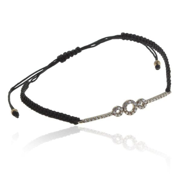 Zirkon Taşlı İpli Bileklik SGTL6590