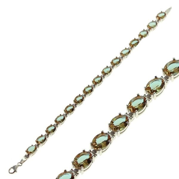 zultanit (renk değiştiren taşlar) bileklik SGTL8034