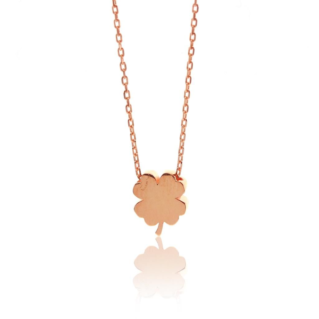 Üç boyutlu yonca kolye SGTL7858