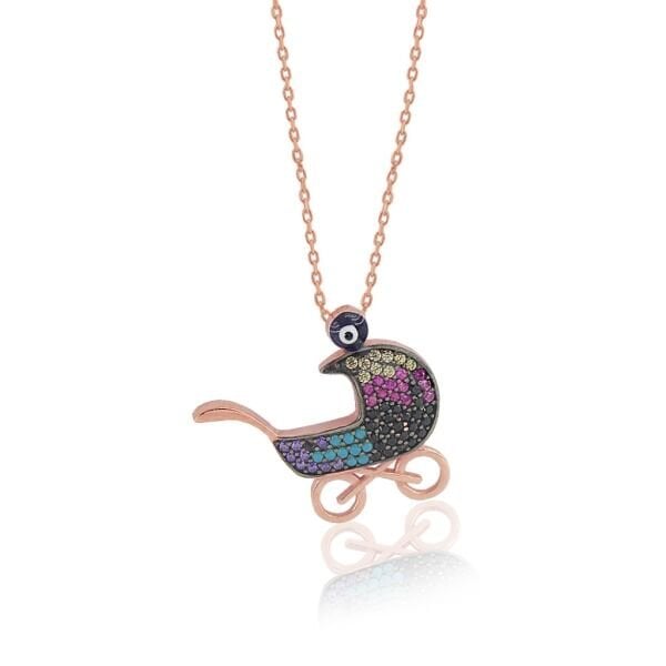 çocuk arabası kolye SGTL3582