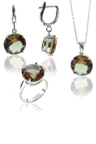 zultanit (renk değiştiren taşlar) takı seti SGTL8048